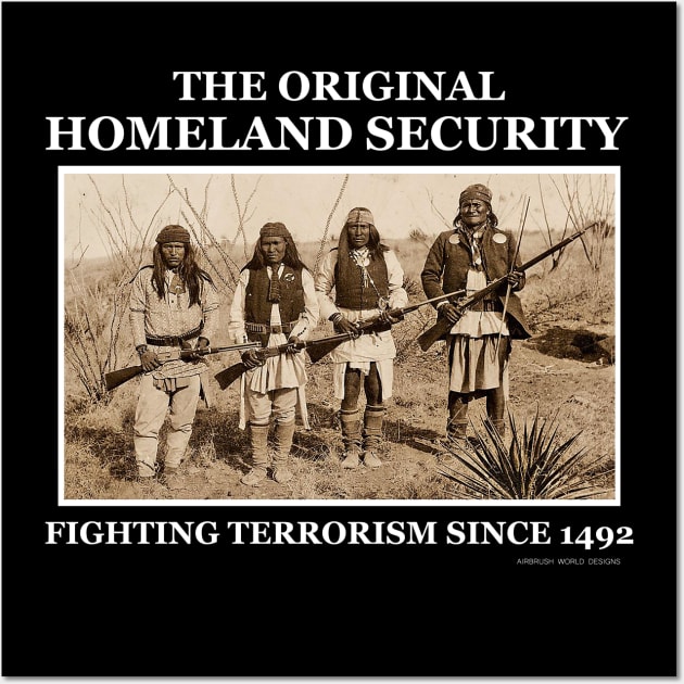 Original Homeland Security Fighting Terrorism Since 1492 3x5